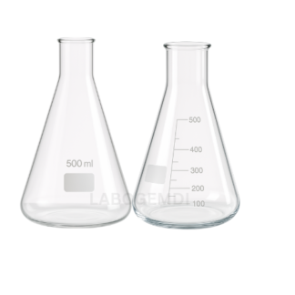 GLASS ERLENMEYER (CONICAL) FLASK