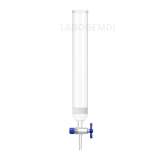 Chromatography Column, with PTFE Stopcock and Sintered Disc