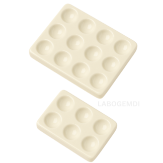 Porcelain Glazed Spotting Plates